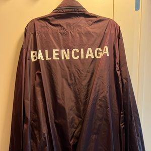 Balenciaga Logo Wind Breaker